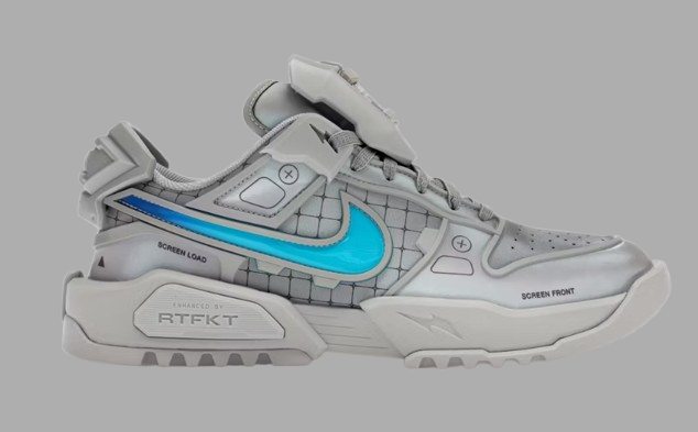 RTFKT x Nike dunk genesis white and blue