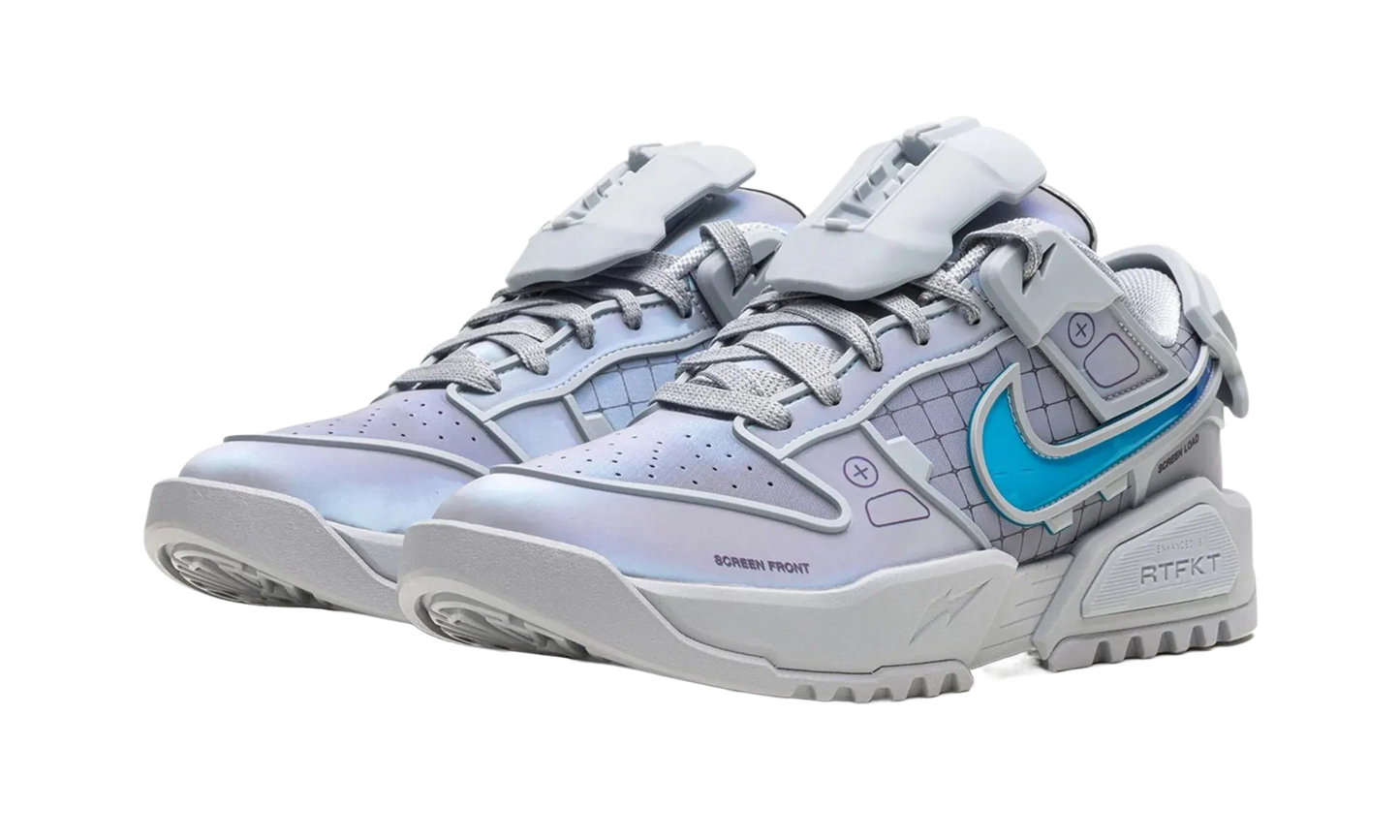 RTFKT x Nike dunk genesis white and blue